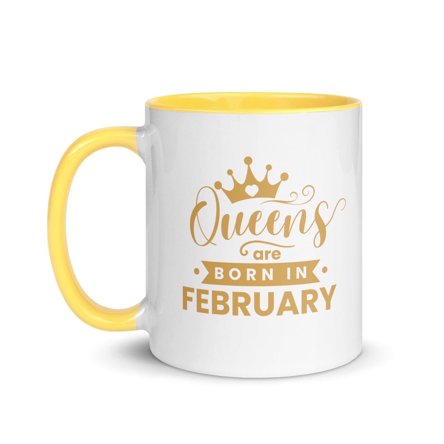 Queens Are Born In February Mug