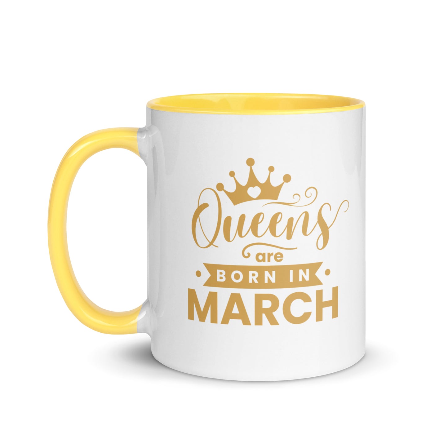 Queens Are Born In March Mug