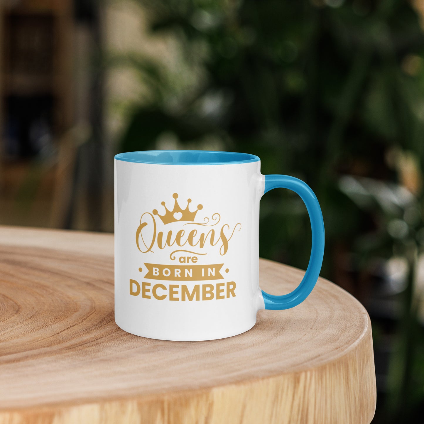 Queens Are Born In December Mug