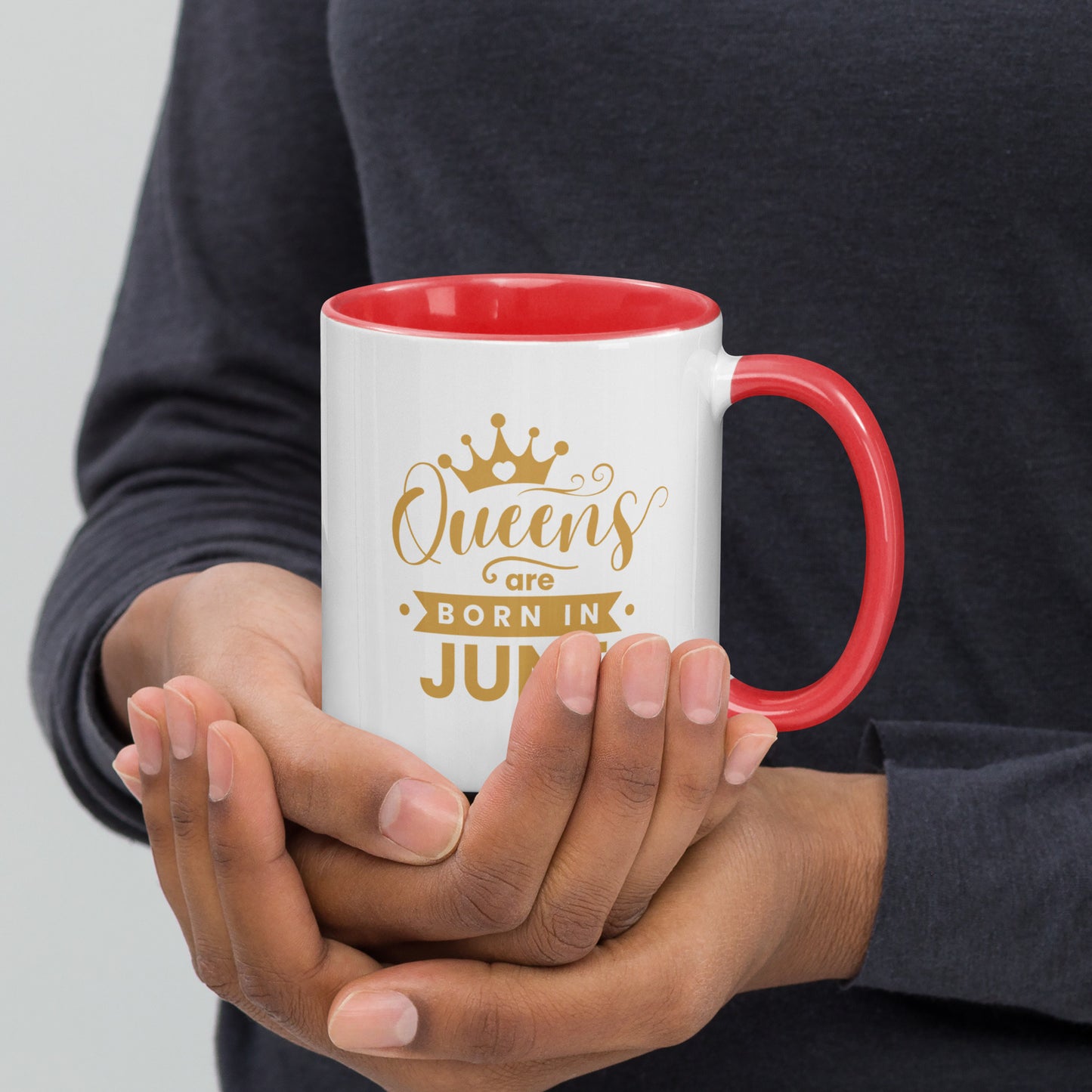 Queens Are Born In June Mug