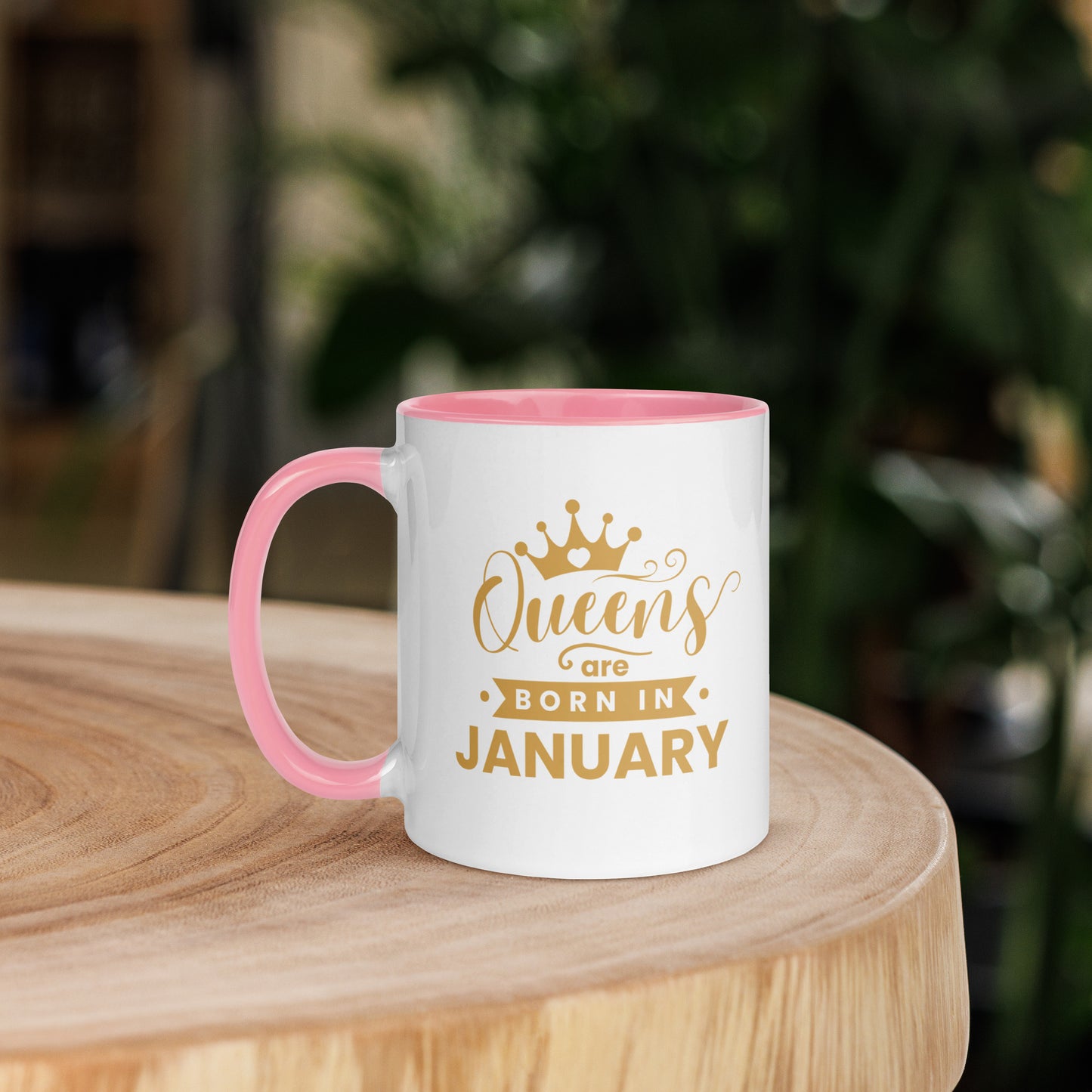 Queens Are Born In January Mug