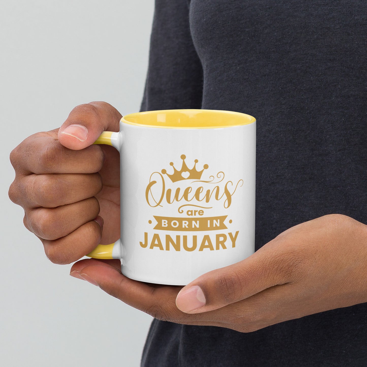 Queens Are Born In January Mug