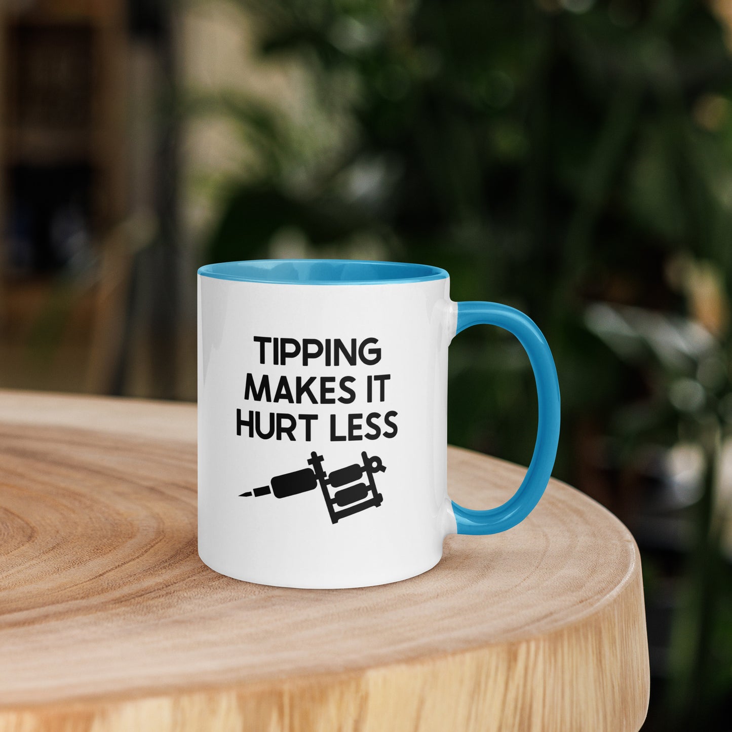 Tipping Makes It Hurt Less Mug