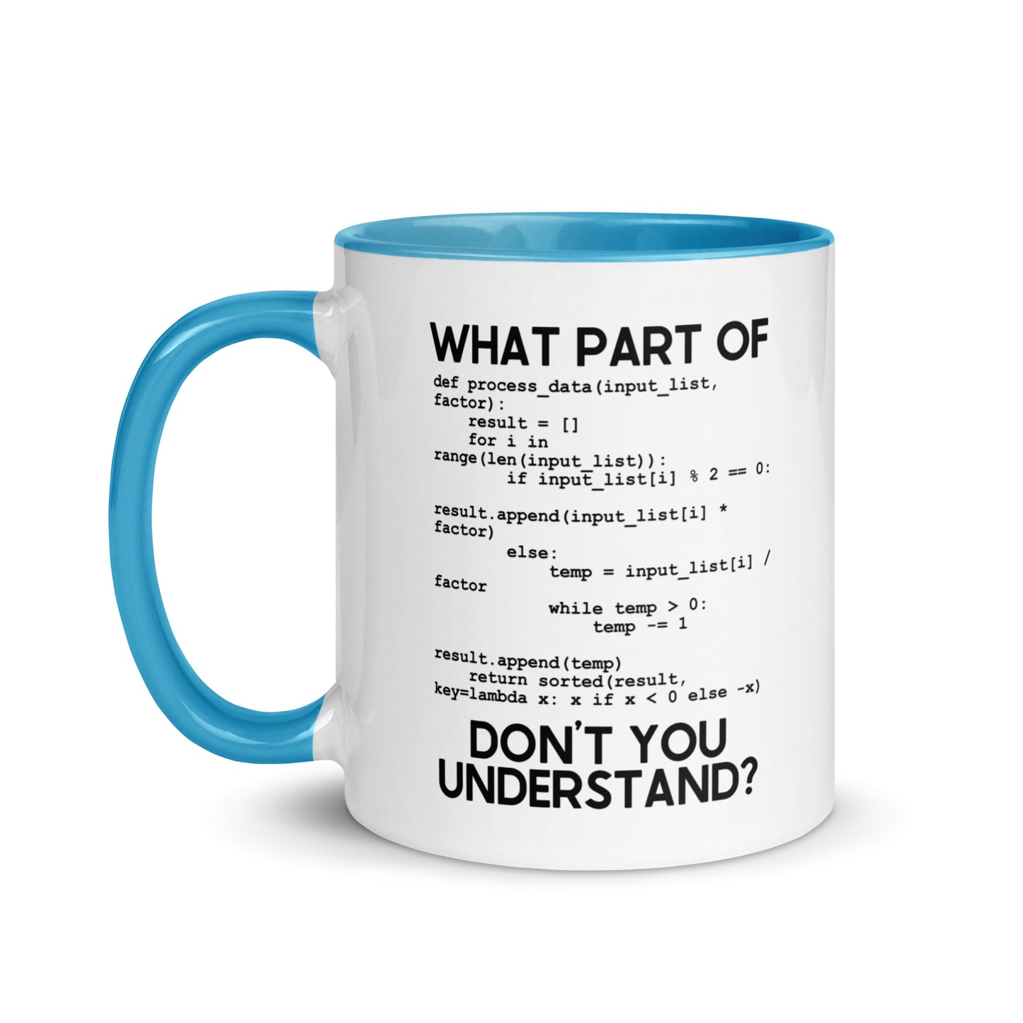 What Part Of Programing Don't You Understand Mug